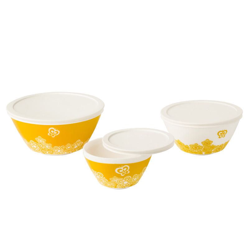 Pyrex® Golden Days Vintage Charm 6-Piece Opal Mixing Bowl Set 