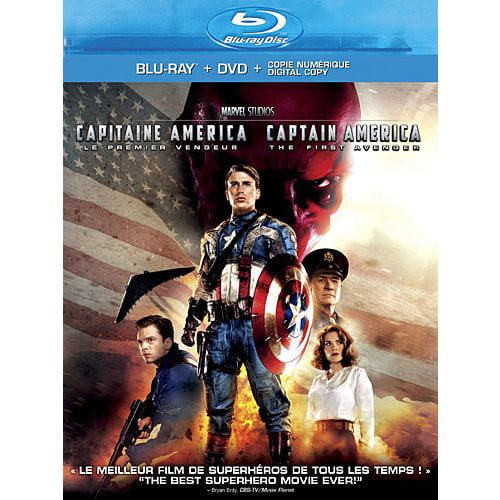 Film Captain America: The First Avenger (Blu-ray + DVD + Digital Copy) (Bilingue)