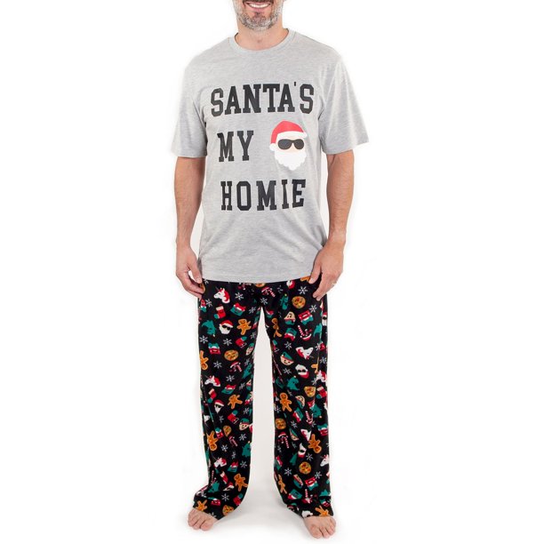 Men's ShortSleeve Holiday Pyjama Sets Walmart.ca
