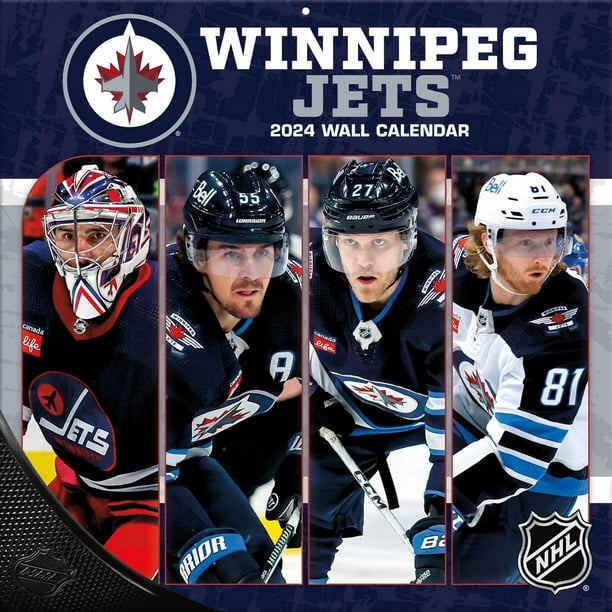 Turner Licensing Winnipeg Jets 2024 12x24 Inch Square Wall Calendar