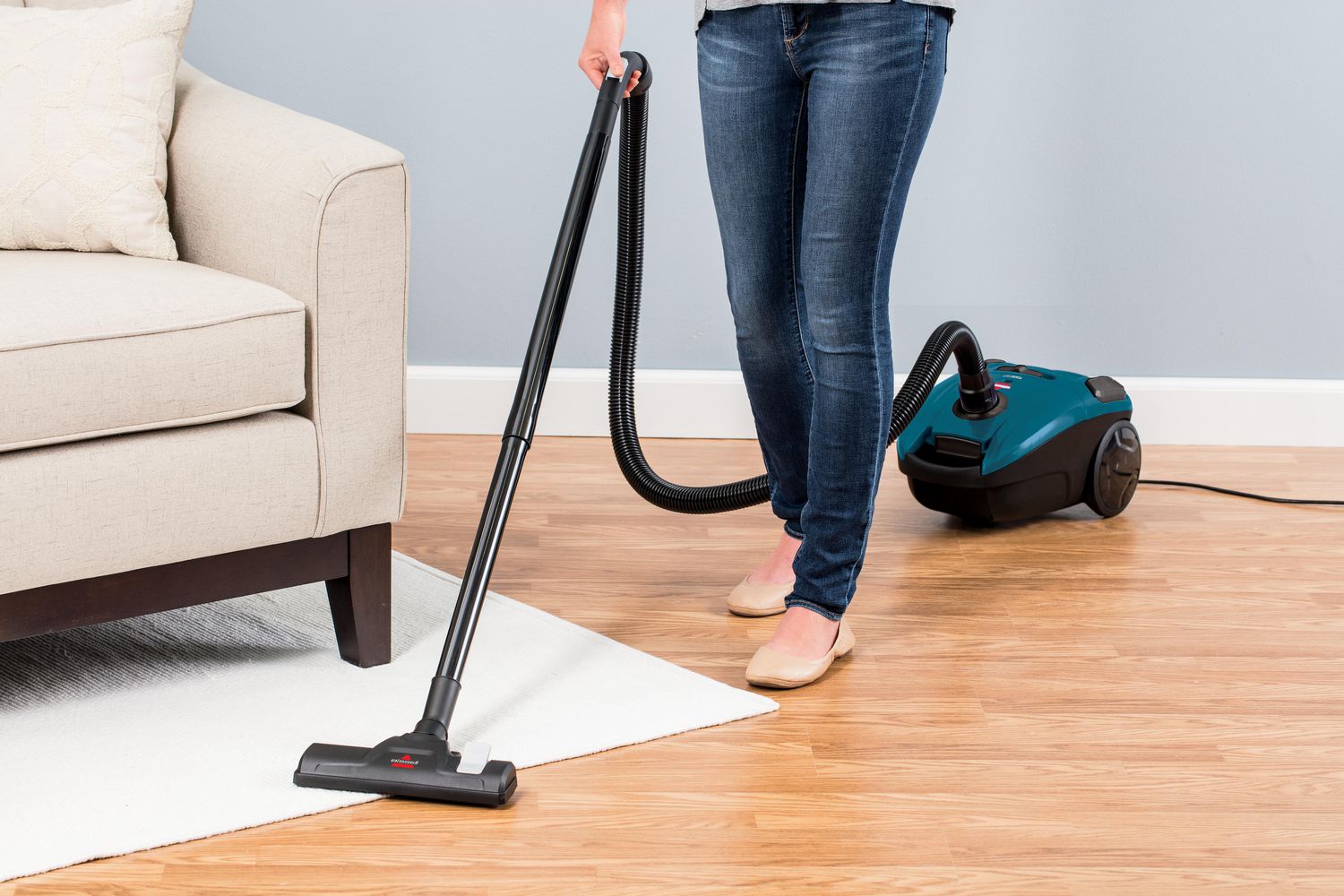 BISSELL Aspirateur tra neau avec sac PowerForce Design portatif