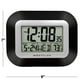 Westclox Classic Horloge murale LCD numérique noire avec date, jour et température Horloge Murale Numérique LCD Noire – image 4 sur 6