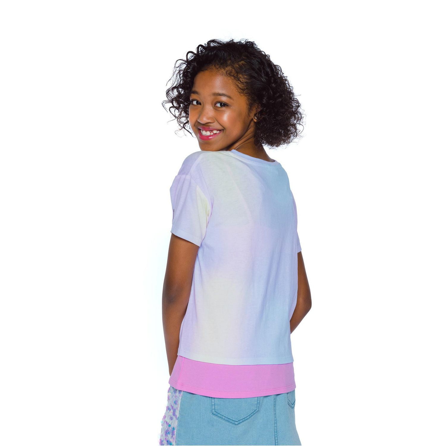 Girls Mini Pop Kids 2 Piece Layered Top