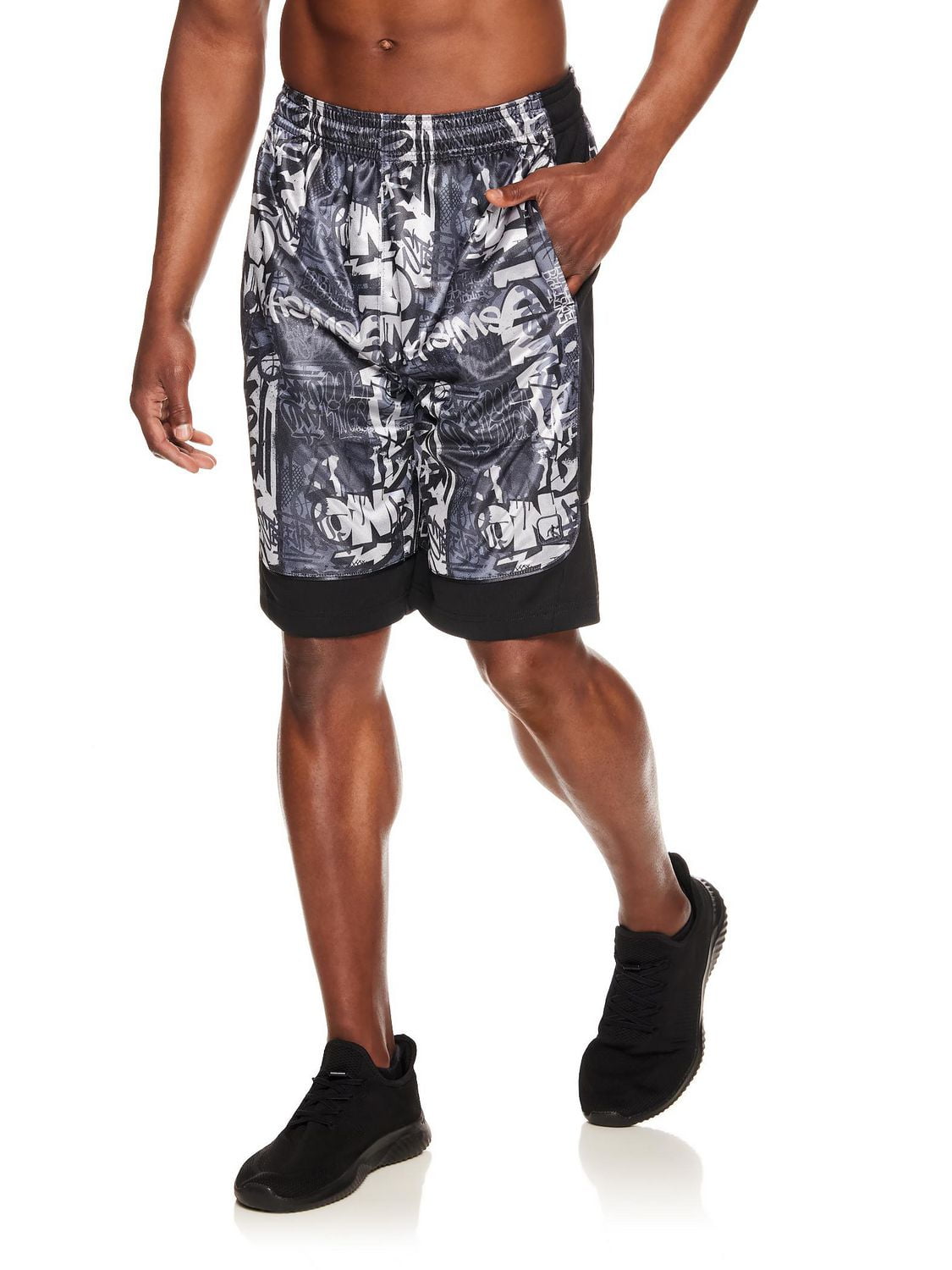 AND1 Men's All Courts Printed Basketball Short
