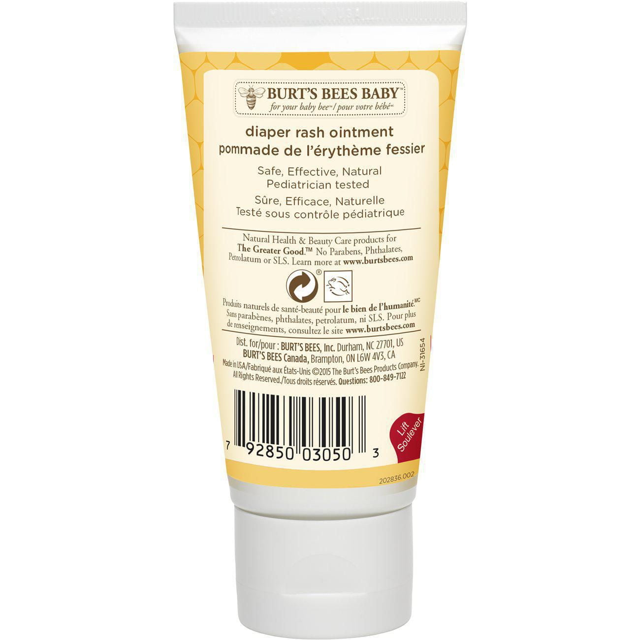 Burt's bees diaper clearance cream