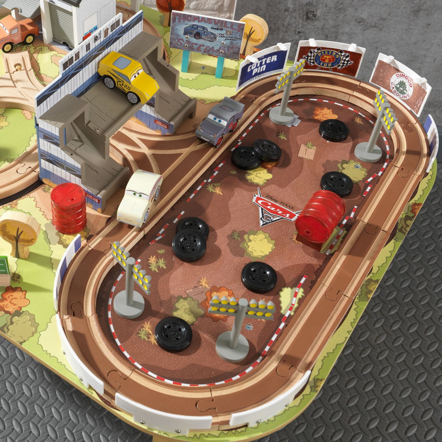 KidKraft Disney Pixar Cars 3 Thomasville Track Set And Table Walmart