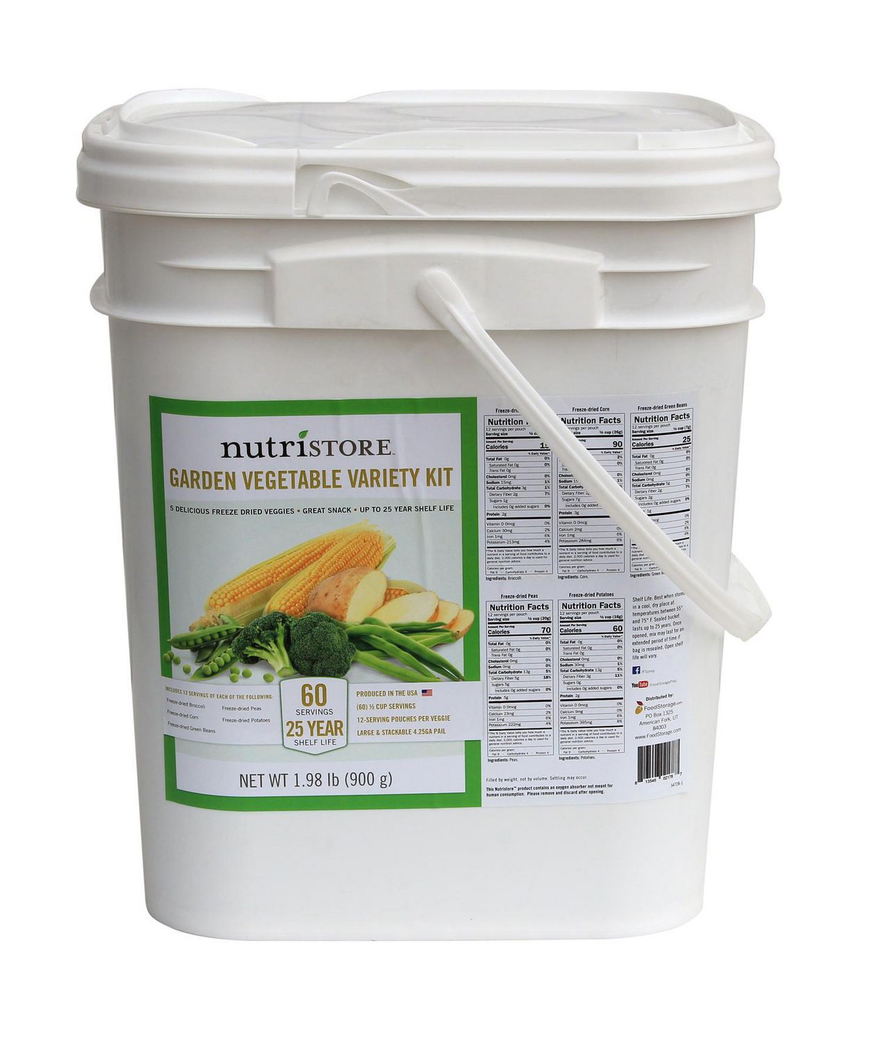 Freeze Dried Garden Vegetable Bucket - Nutristore | Walmart Canada