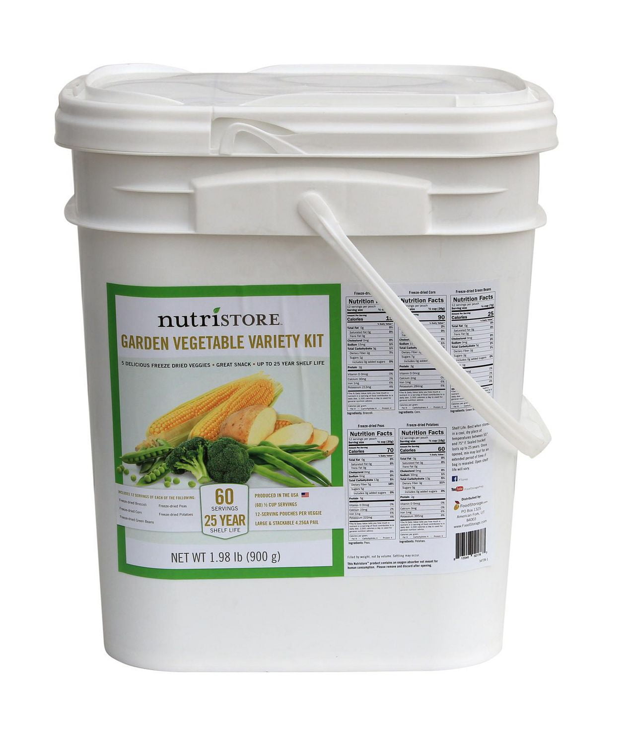 Freeze Dried Garden Vegetable Bucket Nutristore Walmart Canada