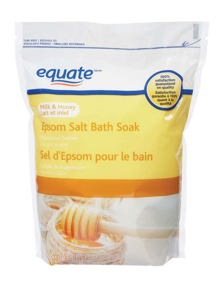 Equate Milk & Honey Epsom Salt Bath Soak Walmart Canada