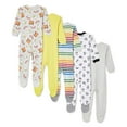 thumbnail image 2 of George Infants' Unisex Footed Sleeper 5-Pack, 2 of 2