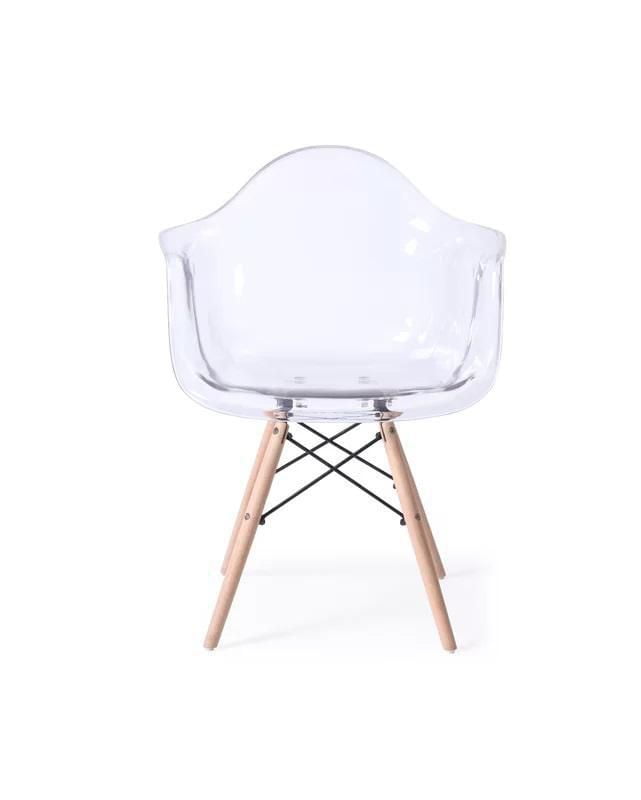 Acrylic Bucket Chair with Wood Base Adults Walmart Canada