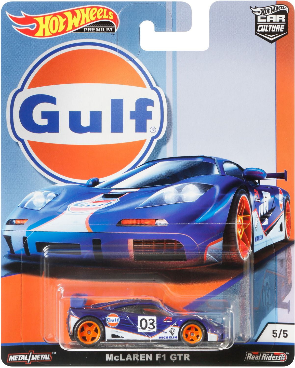 Hot Wheels Car Culture Circuit Legends Mclaren F1 GTR Vehicle