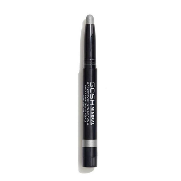 GOSH - Mineral Waterproof Eye Shadow - 006 Metallic Grey, Waterproof / PERFUME FREE