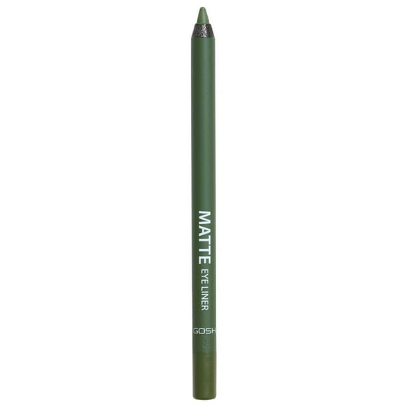 GOSH - Matte Eye Liner - 018 Olive Green, PERFUME FREE / VEGAN