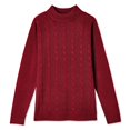 thumbnail image 1 of Penmans Women's Mock Neckline Cable Knit Sweater, 1 of 1