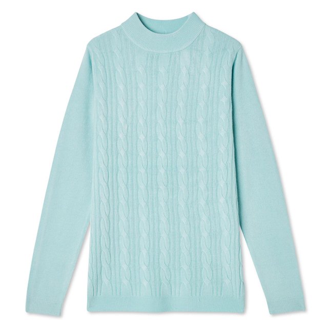 Penmans Women's Mock Neckline Cable Knit Sweater