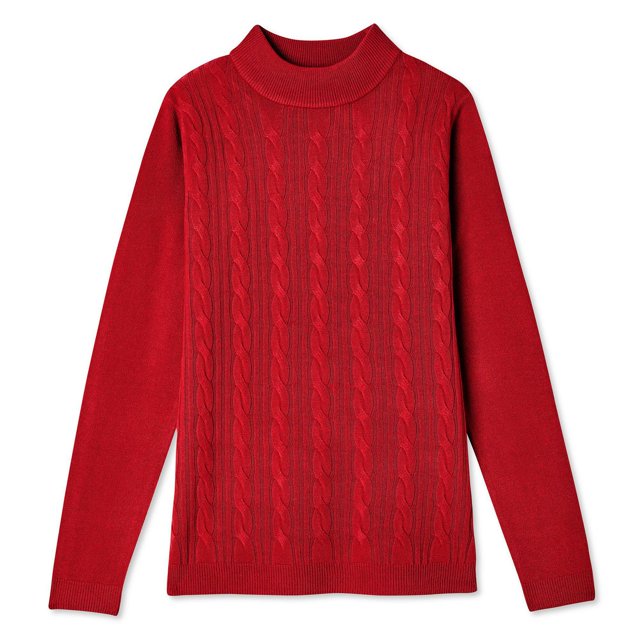 Penmans Women's Mock Neckline Cable Knit Sweater