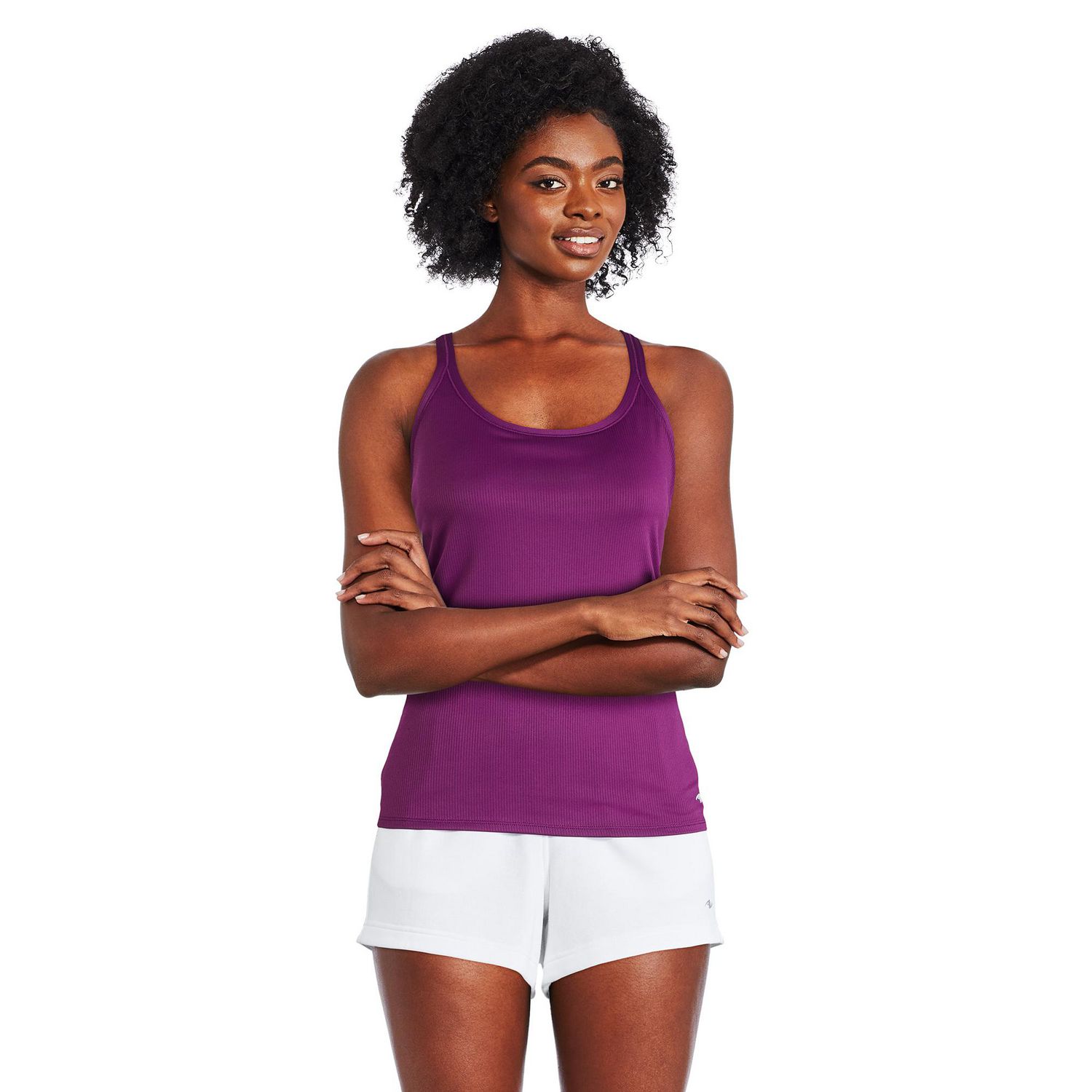 Athletic Works Women's Purple Racerback Sports Bra SZ S Small (4-6) NEW