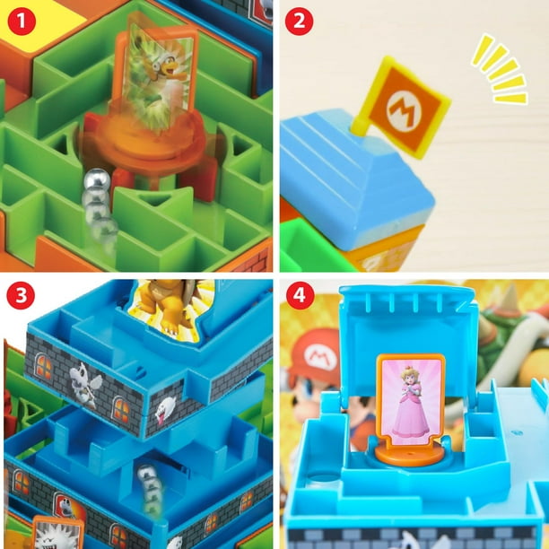 Monopoly Junior Super Mario, jeu de plateau, dès 5 ans, On explore le  Royaume Champignon avec Mario, Peach, Yoshi ou Luigi - Monopoly