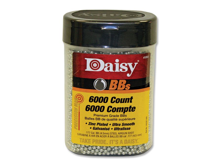 Daisy 60 PrecisionMax BBS .177 BB Zinc-plated Steel 6000 for sale online 