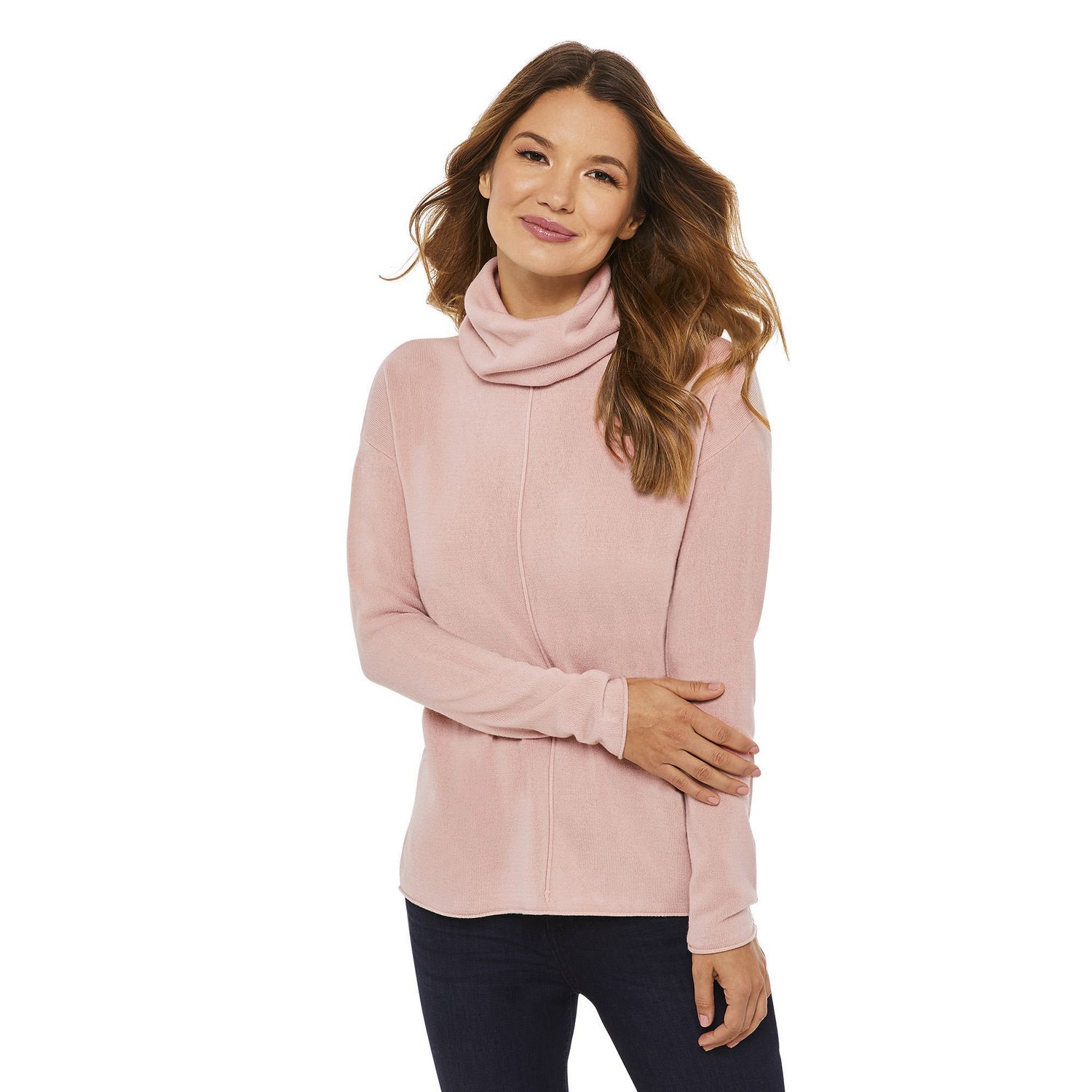 Walmart cowl store neck sweater