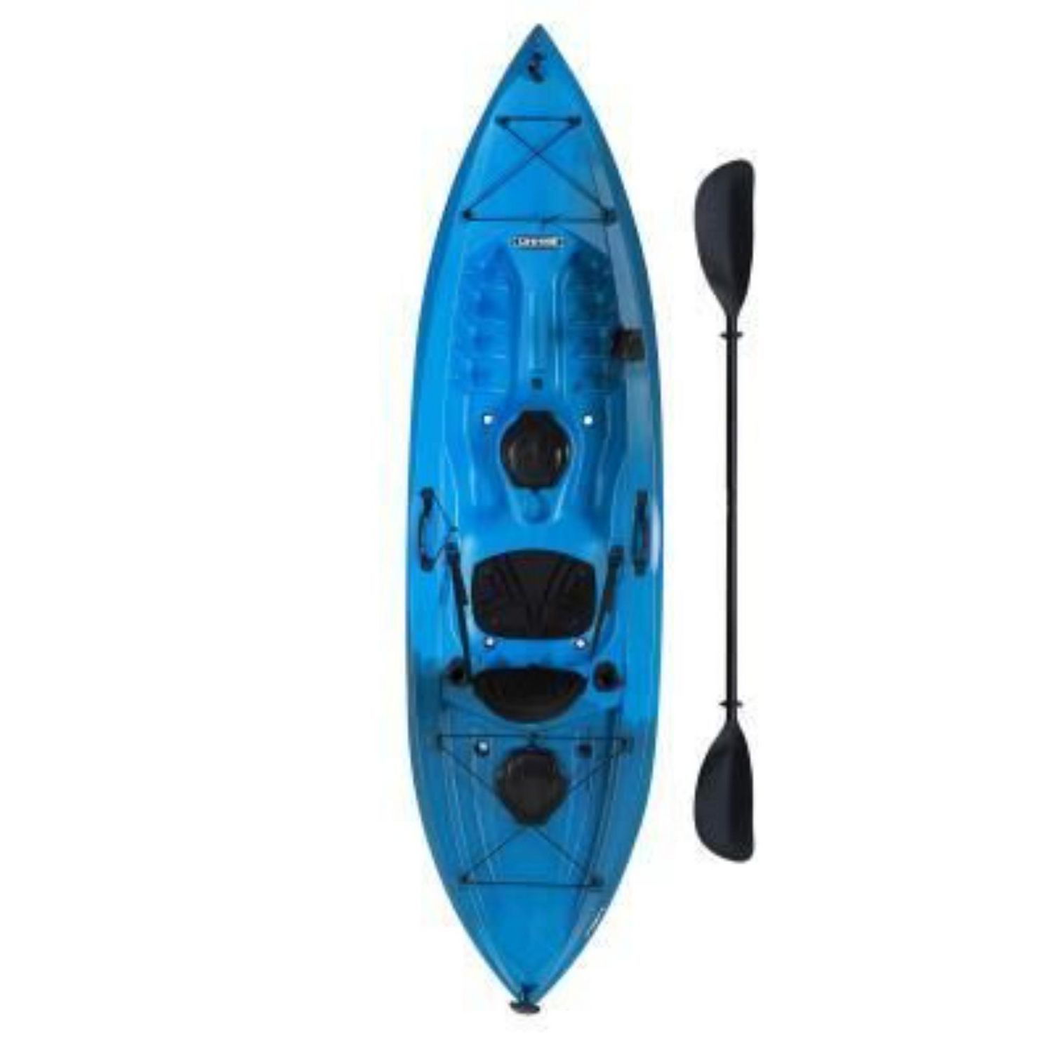 LIFETIME Tamarack 120 Angler Kayak with Paddle, Blue 