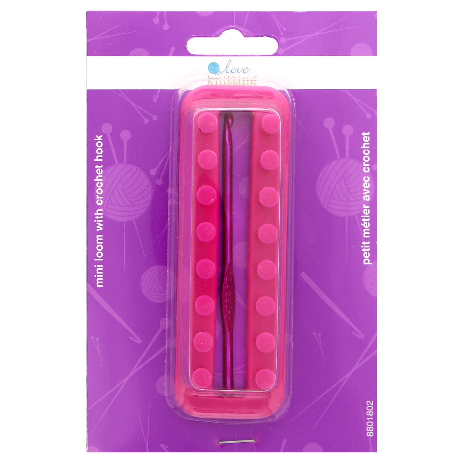 Love Knitting Mini Loom with Crochet Hook Walmart Canada