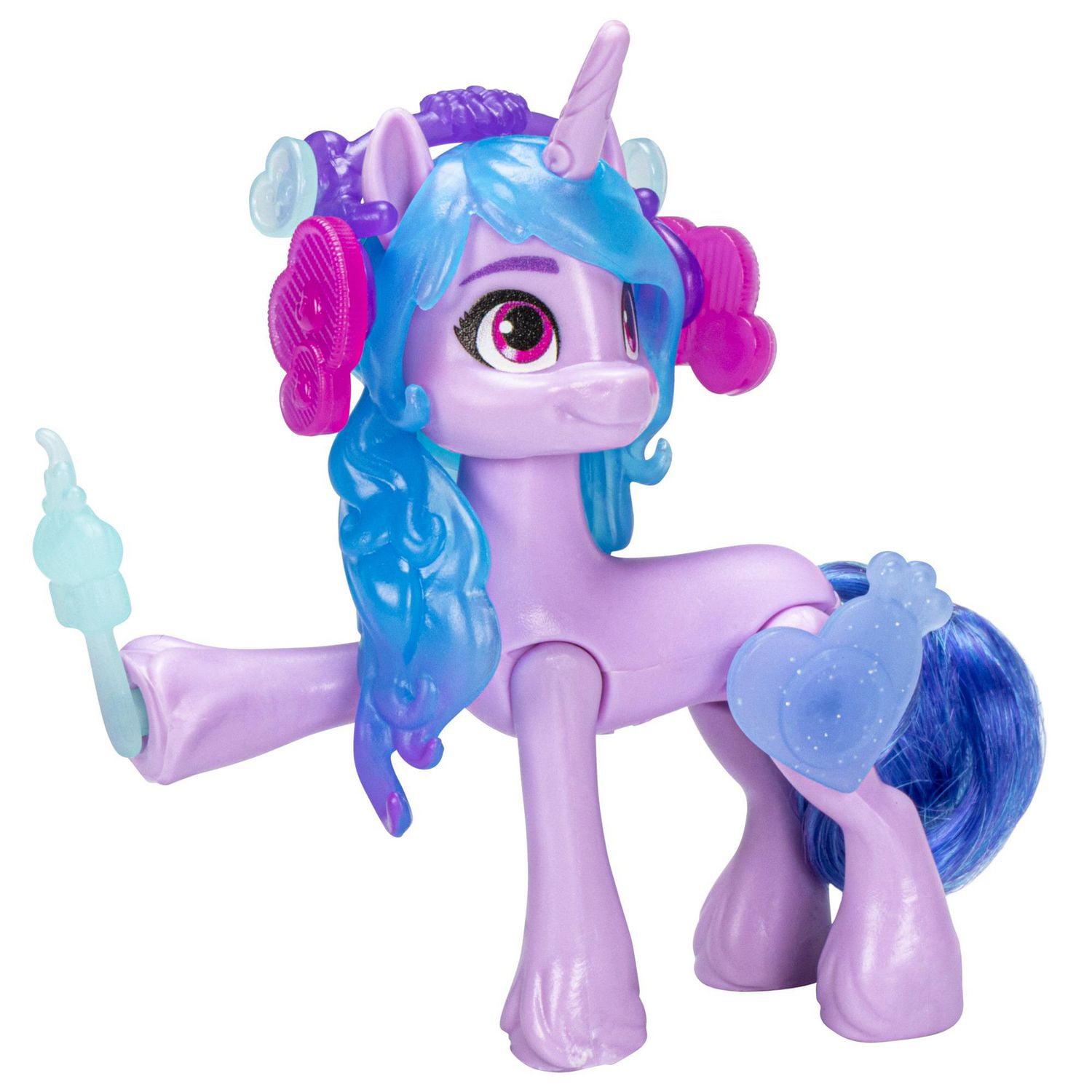 My Little Pony: Make Your Mark Toy Cutie Mark Magic Izzy Moonbow - 3-Inch  Hoof to Heart Pony with Surprise Accessories 
