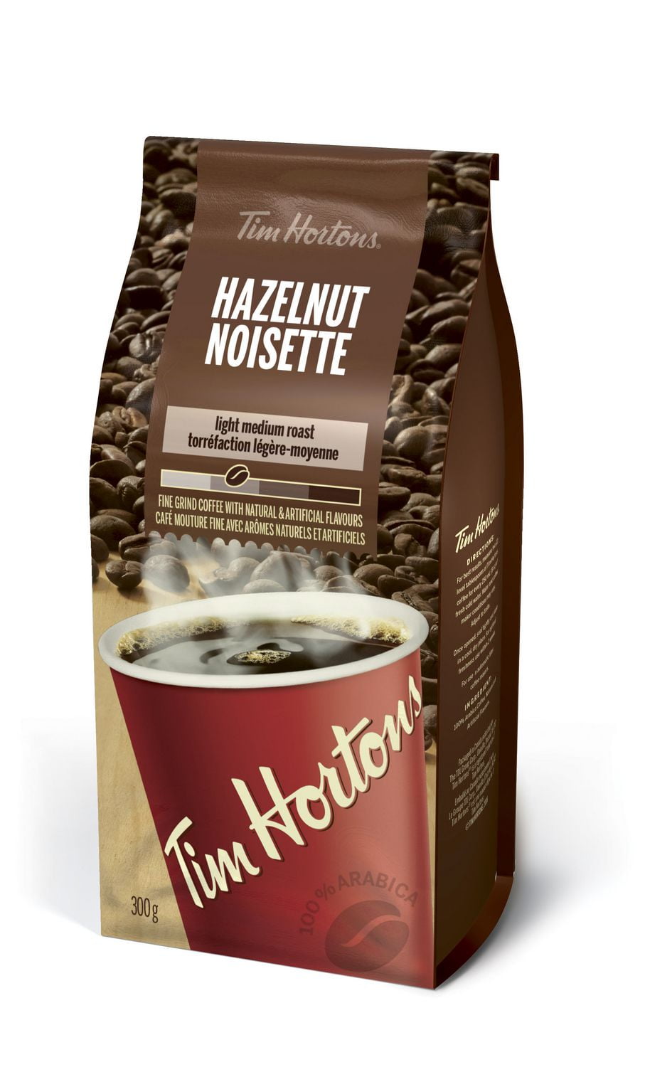 Tim Hortons Hazelnut Light Medium Roast Coffee Walmart Canada
