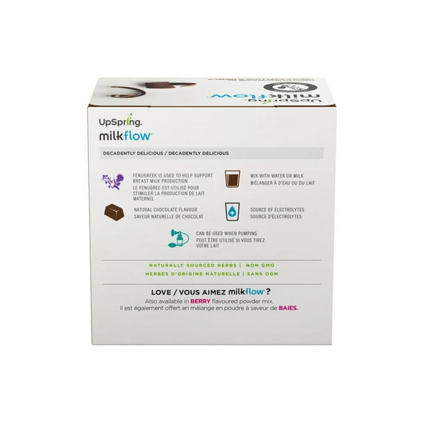 UpSpring Milkflow, Chocolate Flavour, Helps Support Breast Milk Production,  16ct