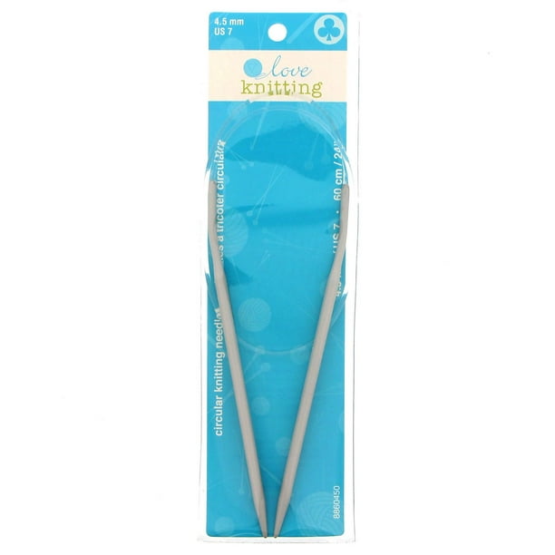 Love Knitting 24" Circular Knitting Needles, Sizes 4.0 8.0 mm