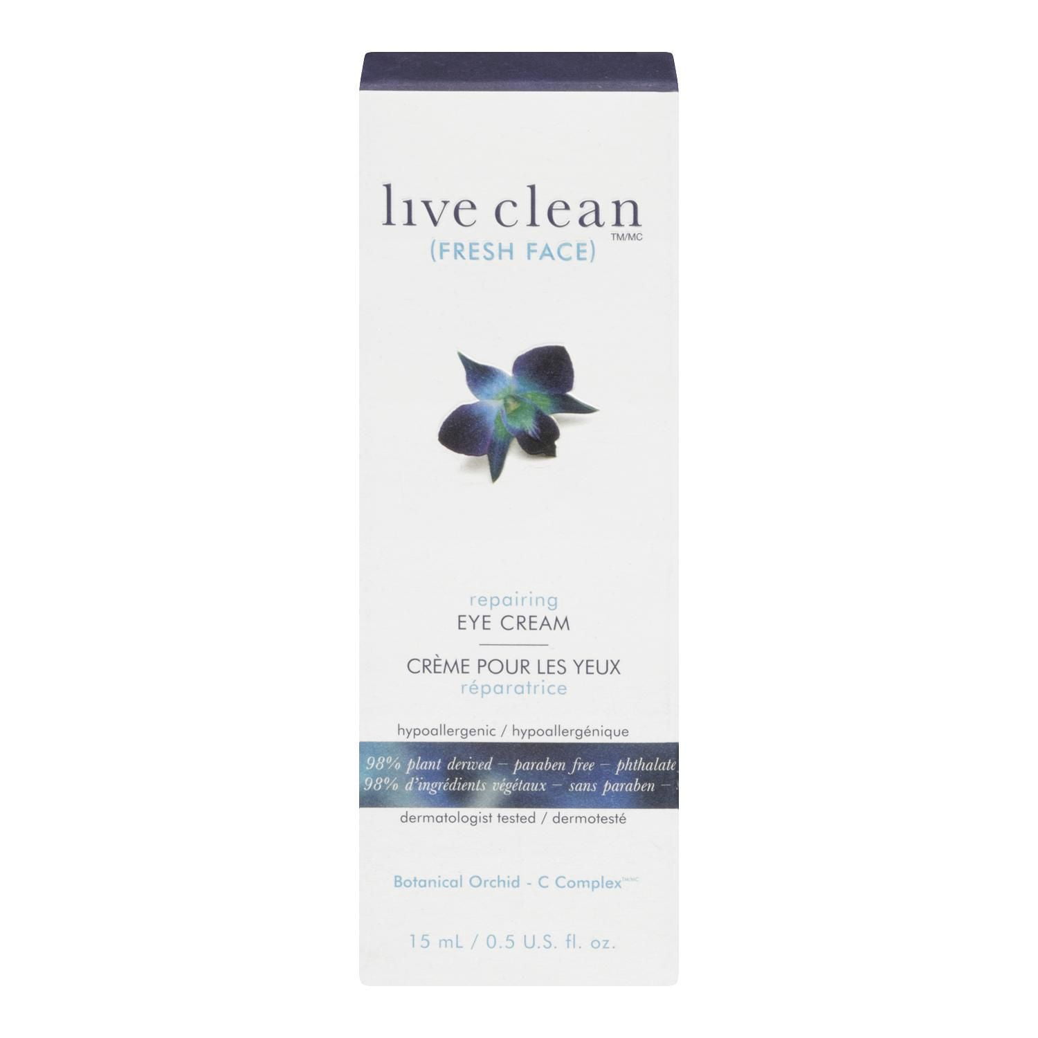 Live Clean Fresh Face Repairing Eye Cream Walmart Canada