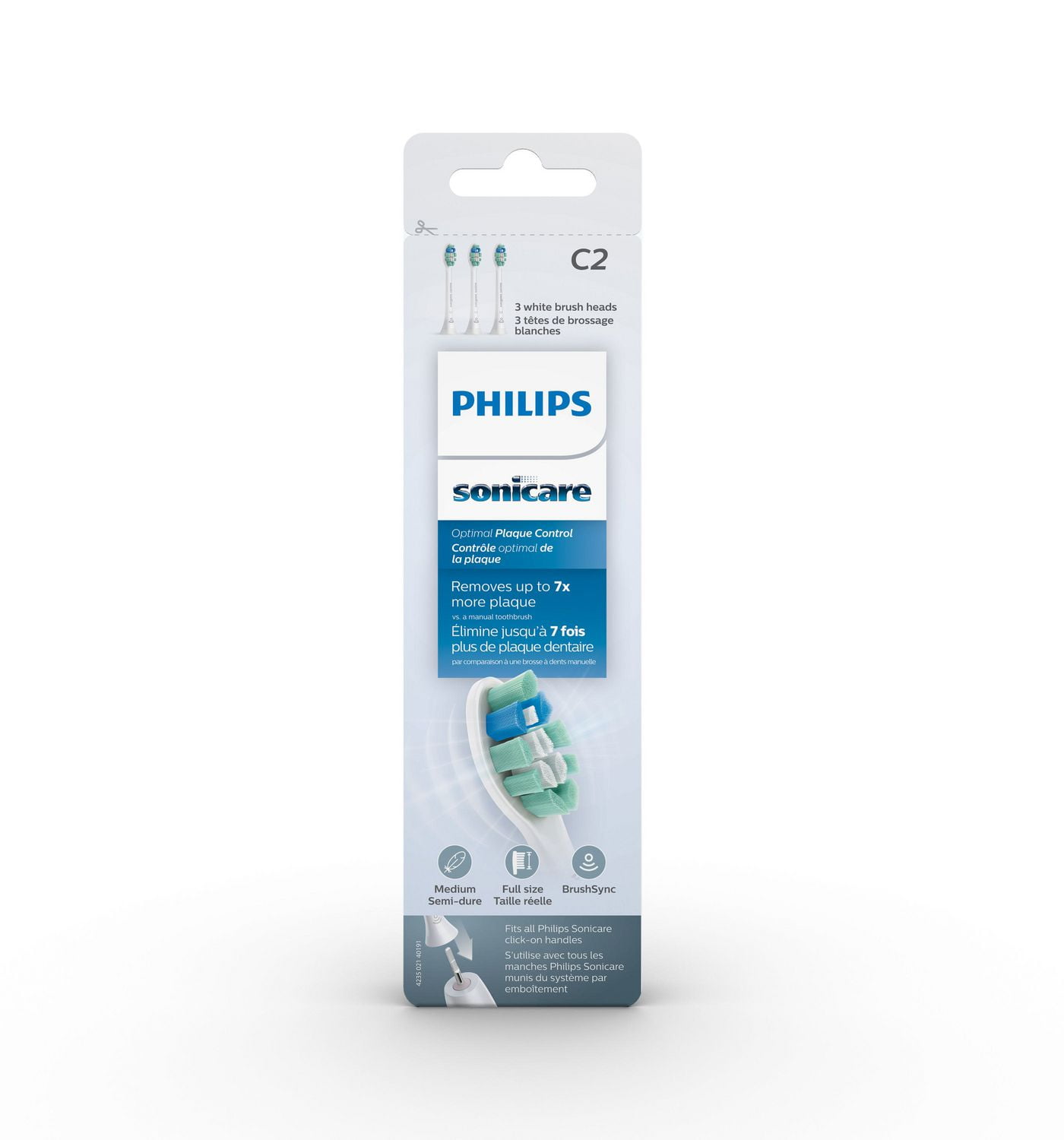 Philips Sonicare C2 Optimal Plaque Control Sonic Electric Toothbrush ...