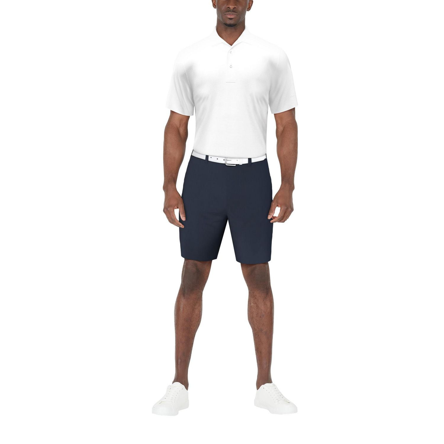 PGA TOUR Course Essentials Men's 8" Flat Front Short with Active Waistband