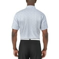 thumbnail image 2 of PGA TOUR Course Essentials Men's Striped Fish Print Short Sleeve Polo Shirt, 2 of 4