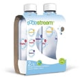 thumbnail image 1 of SodaStream 1 L Carbonating Bottle Twin Pack White, 1 of 1