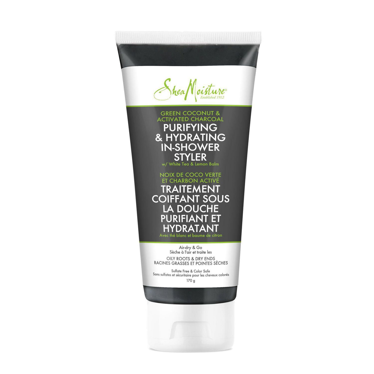 Shea Moisture Green Coconut & Activated Charcoal In Shower Styler