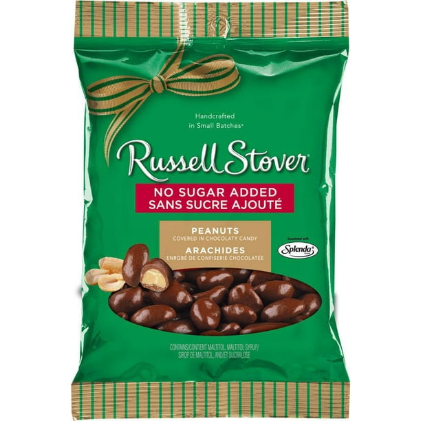 Arachides recouvertes de chocolat au lait sans sucre ajouté de Russell Stover