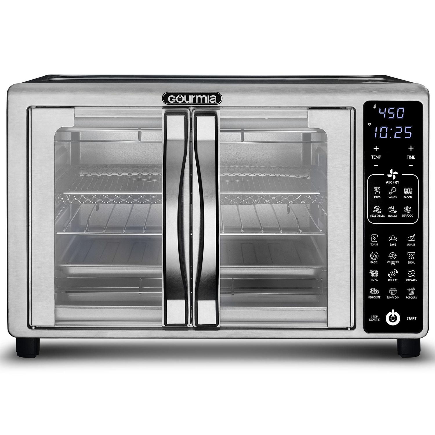 gourmia digital french door toaster oven