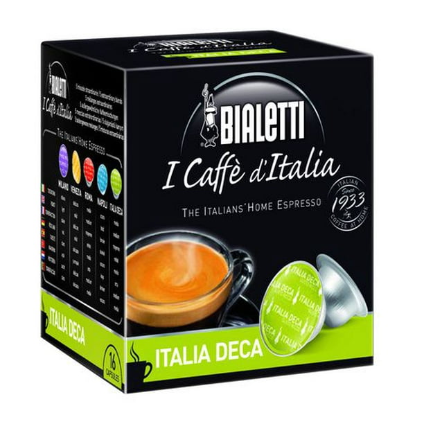 Bialetti Capsules de café ‘Italia Deca’ 16 tasses