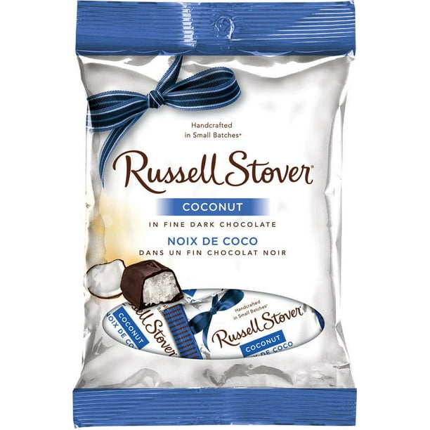 Russell Stover Sac de Noix de Coco de Chocolate Noir