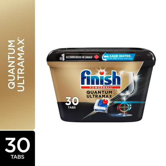 Finish quantum ultramax détergent pour lave-vaisselle, 30 ct 30 ct