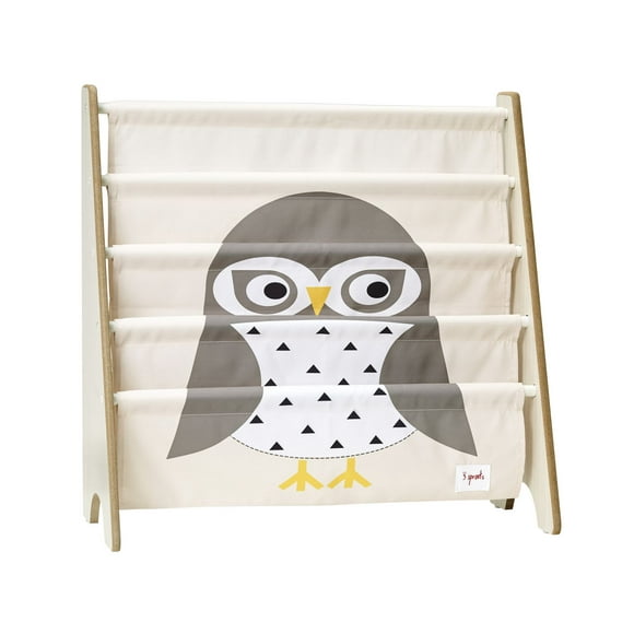 3 Sprouts Book Rack Owl