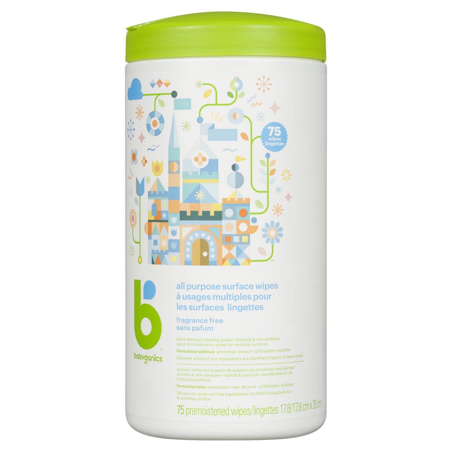 Babyganics All Purpose Wipes 75 Count Walmart Canada