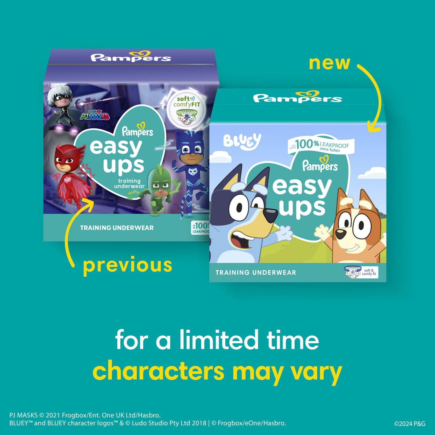Pampers Easy Ups Boys Training Underwear, Super Pack, Sizes 2-6, 74-46 Count