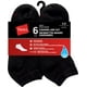 Hanes Chaussettes basses P6 Cushion Protection contre les odeurs pour hommes Taille 6-12 – image 2 sur 3