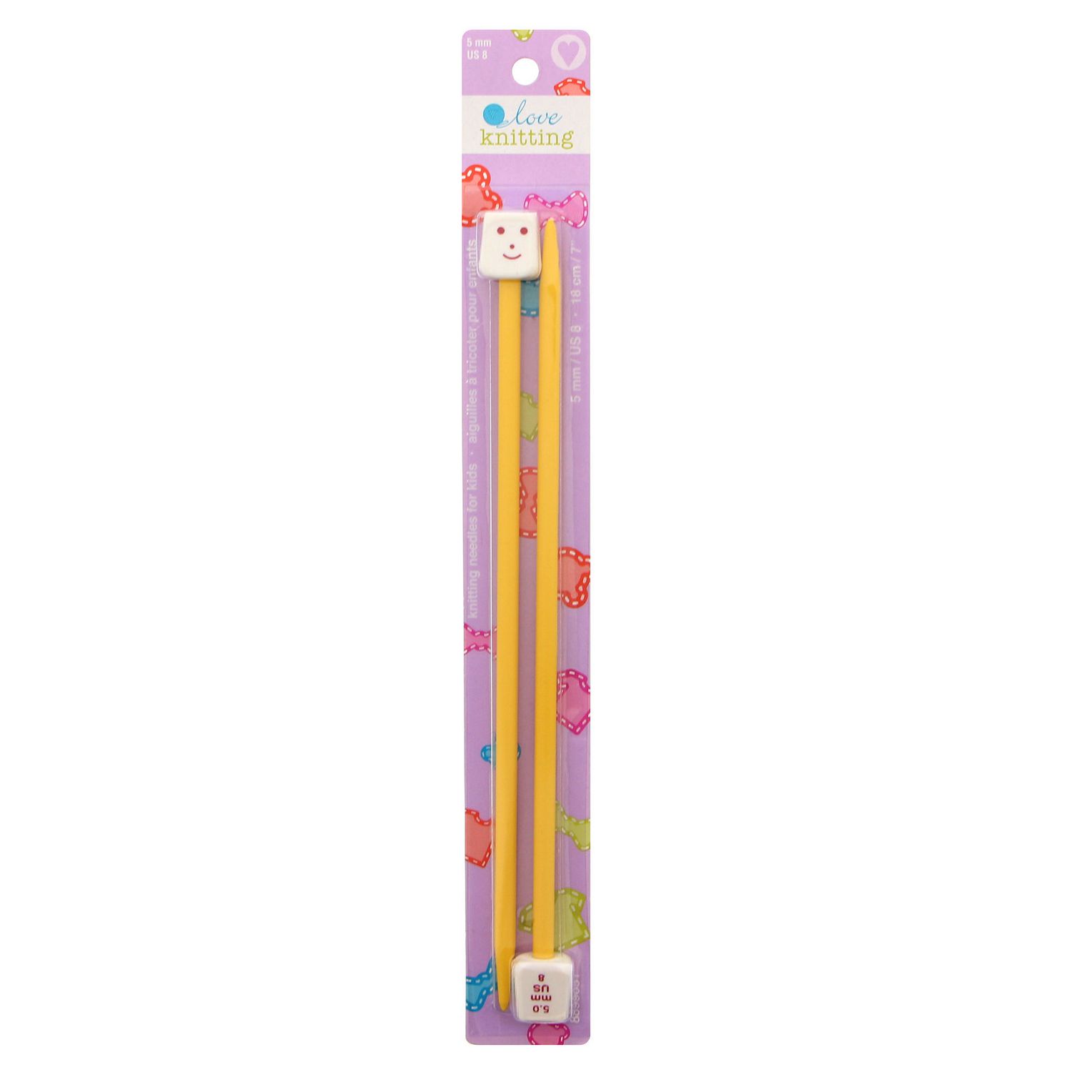 Love Knitting 7" Kids' Single Point Knitting Needles Walmart Canada