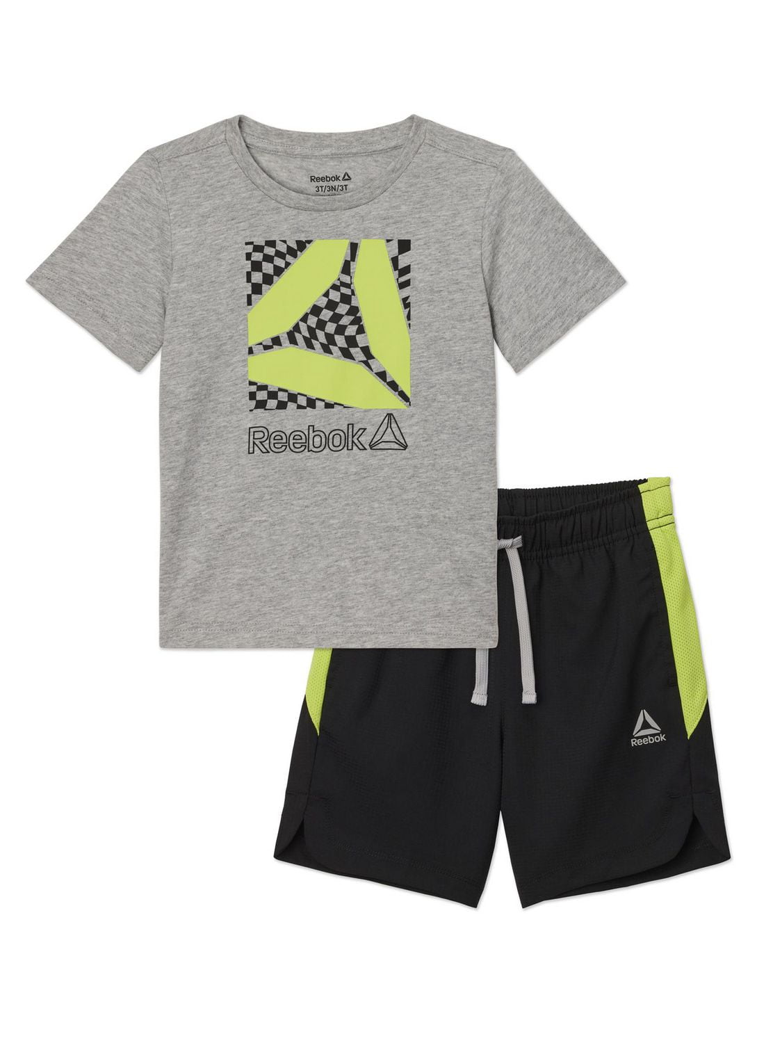 Reebok Toddler 'Race Daze' Short Sleeve Tee and Short Set