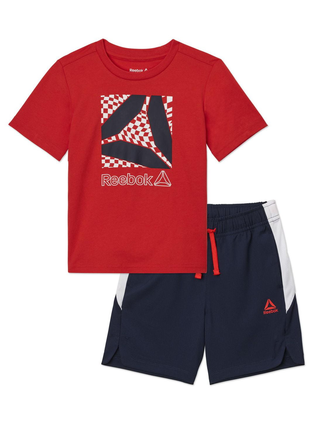 Ensemble t-shirt et short à manches courtes 'Race Daze' pour tout-petits Reebok
