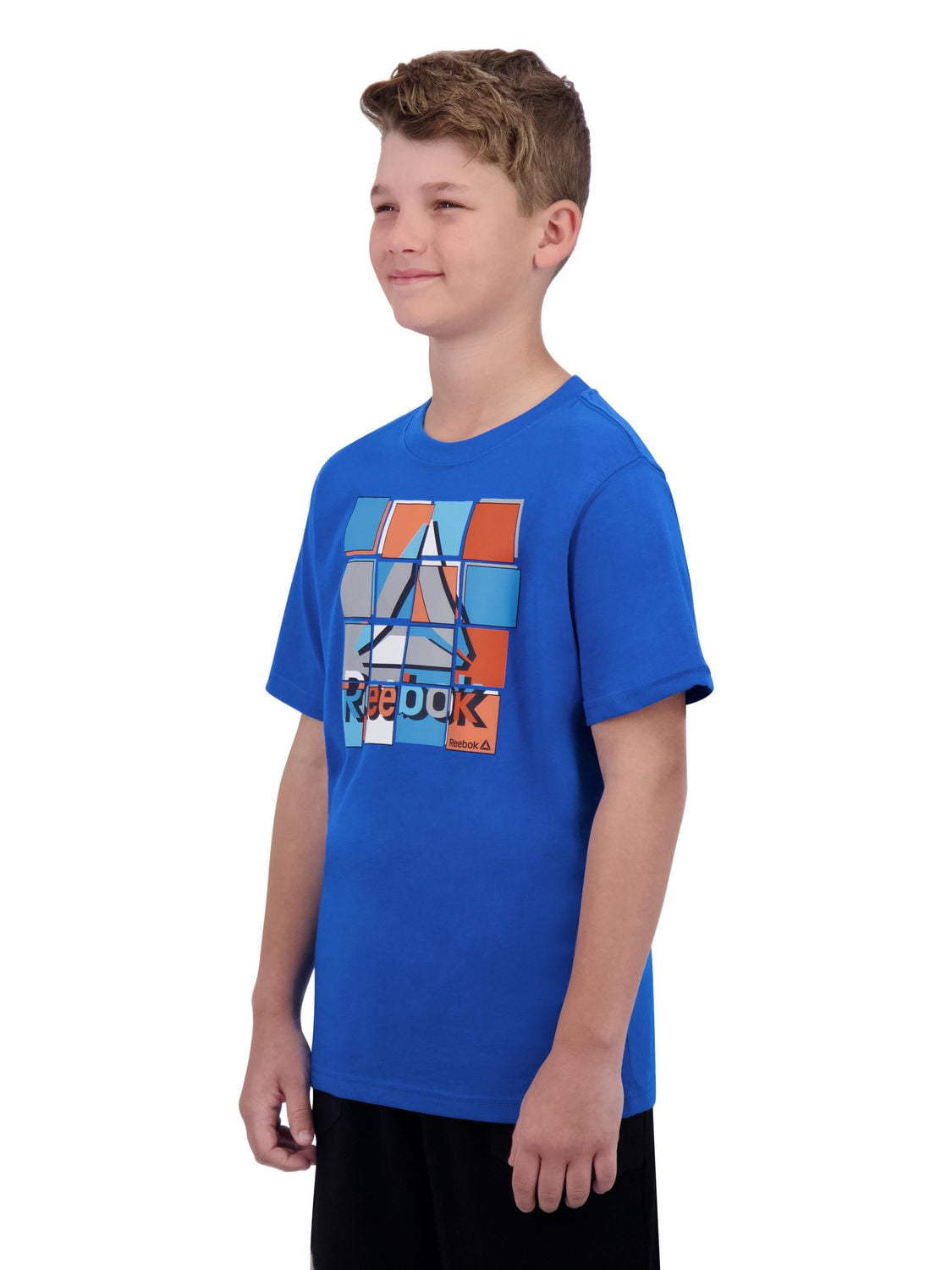 Reebok Boys Cubic Short Sleeve Graphic Tee